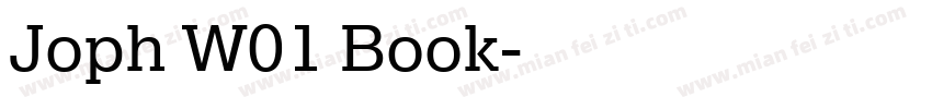 Joph W01 Book字体转换